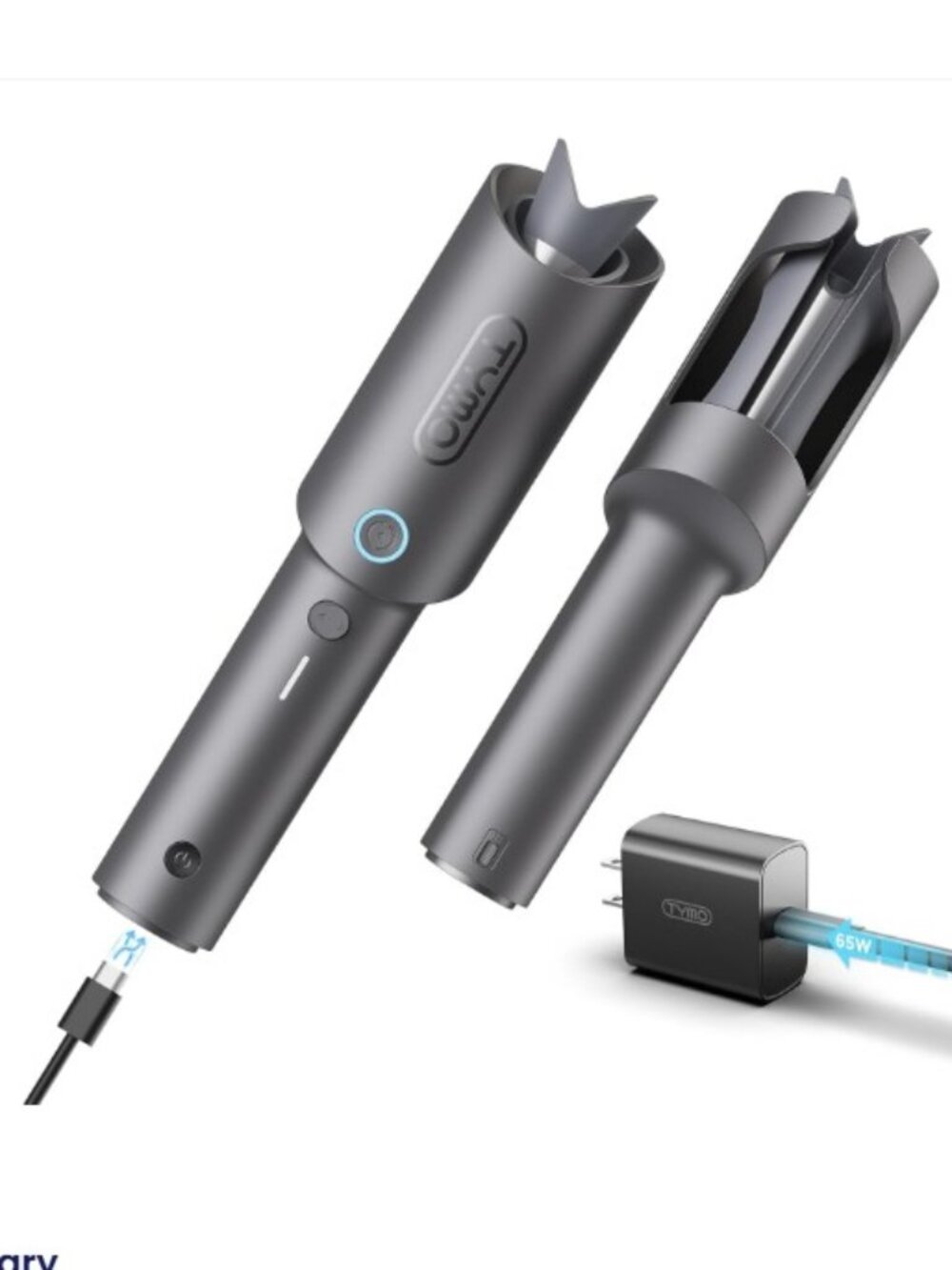 TYMO Cordless Automatic Rotating Curling Iron